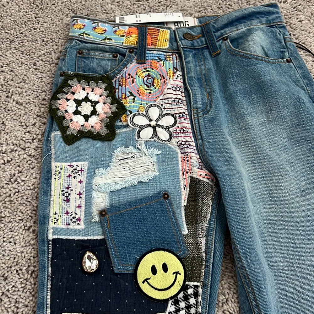 NWT BDG High-Waisted Indigo Craft Flare Jean